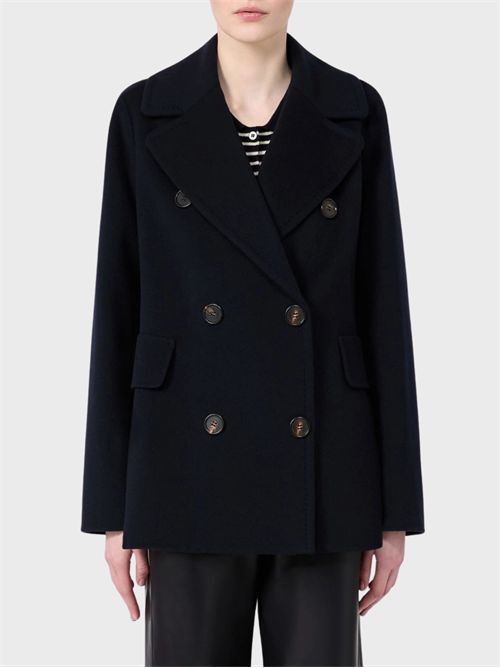 Double-breasted pure wool peacoat S' MAX MARA | 2629086033600012